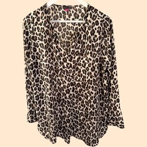Vince Camuto Animal Print Blouse